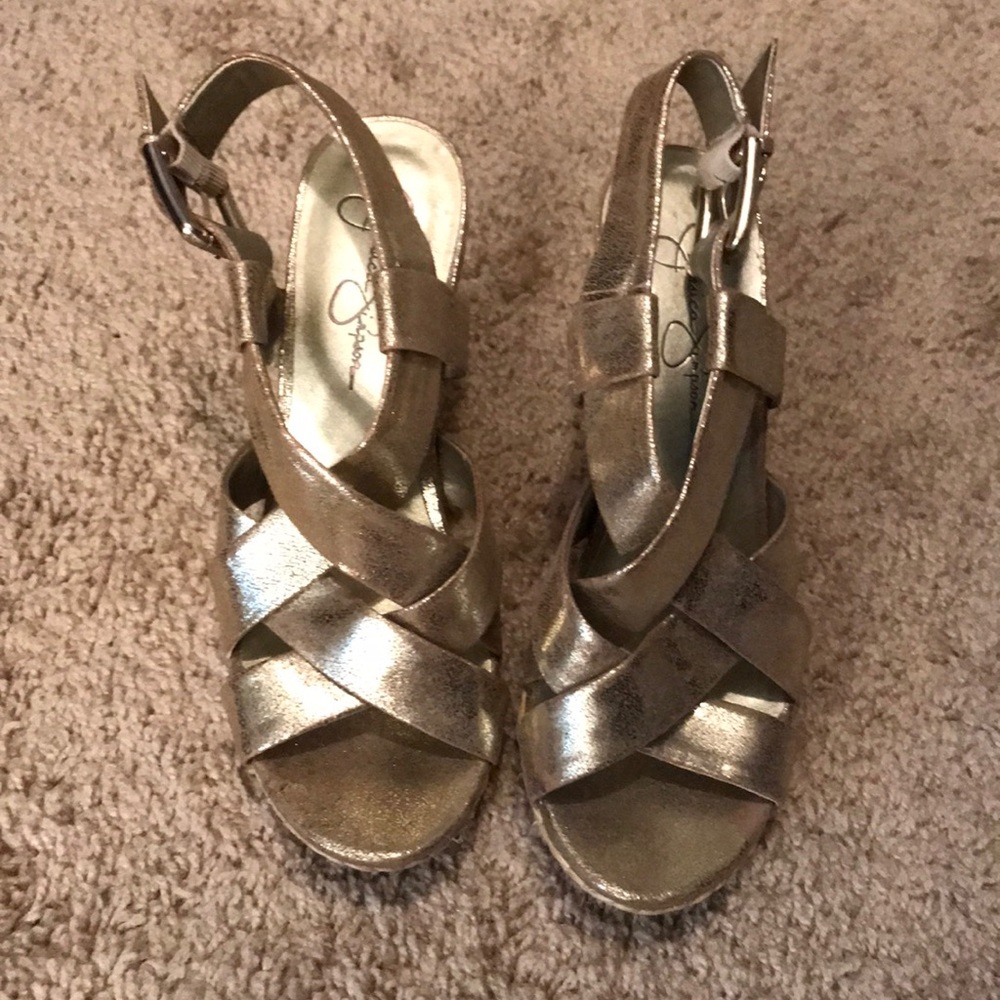 Jessica Simpson wedges